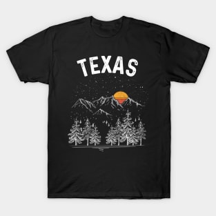 Vintage Retro Texas State T-Shirt